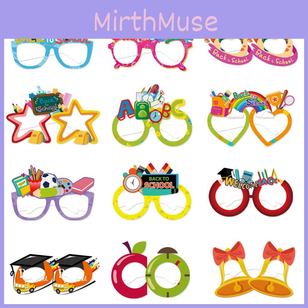 Event Paper Kids Glasses Set For Childrens Day And Classroom Prop Activities