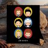 1PC Friends Cartoon Characters Flannel Blanket Gift, Suitable for Both Men And Women, Soft Ideal for Beds And Sofa, Birthday Or Christmas Gift