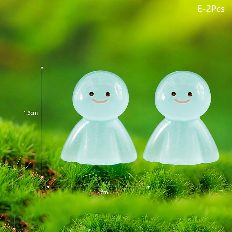 

1 комплект светящейся солнечной куклы, орнамент, цветная кукла, микропейзаж, декор кукольного домика