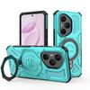 KEYSION Shockproof Magnetic Case for HONOR 400 Pro 5G Upright Live Metal Ring Stand Phone Back Cover for Huawei Honor 400 5G