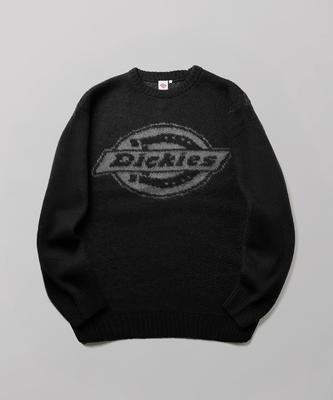 Big Logo Hairy Knit Black
