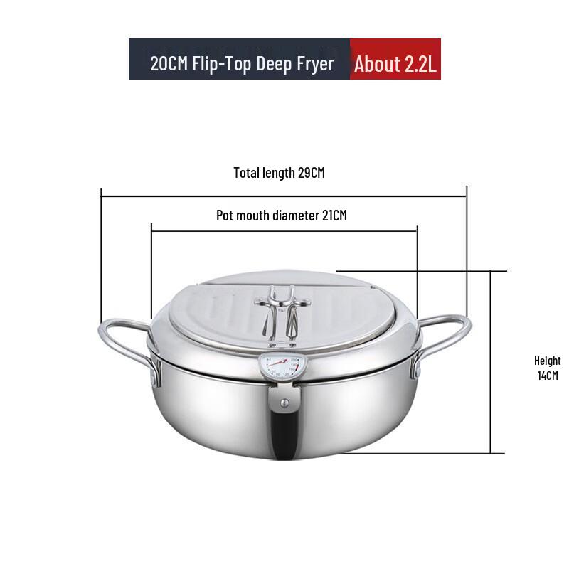 Stainless Steel Tempura Deep Fryer