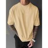 Men's summer 100% pure cotton fashionable casual loose Japanese samurai sword pattern printed round neck short sleeved T-shirt