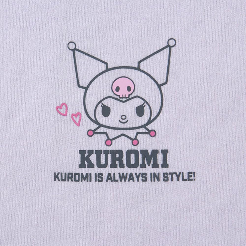 Sanrio Sanrio Half Zip Sweatshirt Sweatshirt Kuromi Kuromi Character 438014 SANRIO (SANRIO) Kuromi-chan