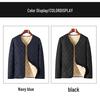 Men’s Cotton-Padded Winter Jacket for Middle-Aged and Elderly: Thick, Warm, Velvet-Lined for Dad and Grandpa