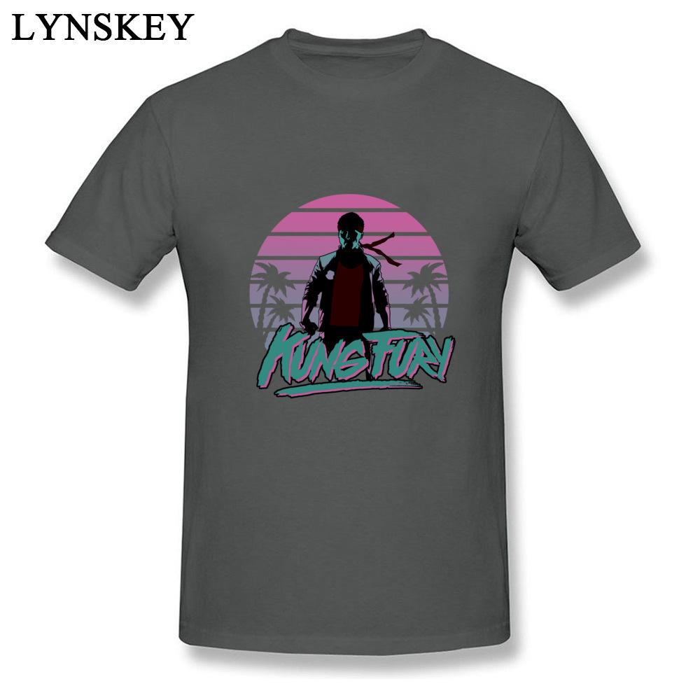 2018 New Film Movie T Shirts Kung Fury Unisexs Cool Tshirts Pure Cotton Round Collar Tees Shirts Hip Hop Street Sweatshirt