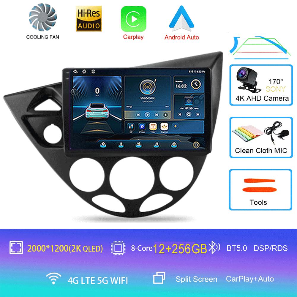 9“ Android 13 For Ford Fiesta 1995-2001 Focus MK1 1998-2004 7 Inch Multimedia Car Radio Stereo Carplay Autoradio Head Unit Auto