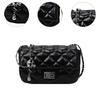 Womens Shoulder Bag Satchel Trendy Chain Bag for Dating Valentine's Day Gift Black