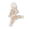 Figurillas de Esqueleto Exquisitamente Talladas Resistentes al Color Realistas Decoraciones de Esqueleto de Halloween Aterradoras