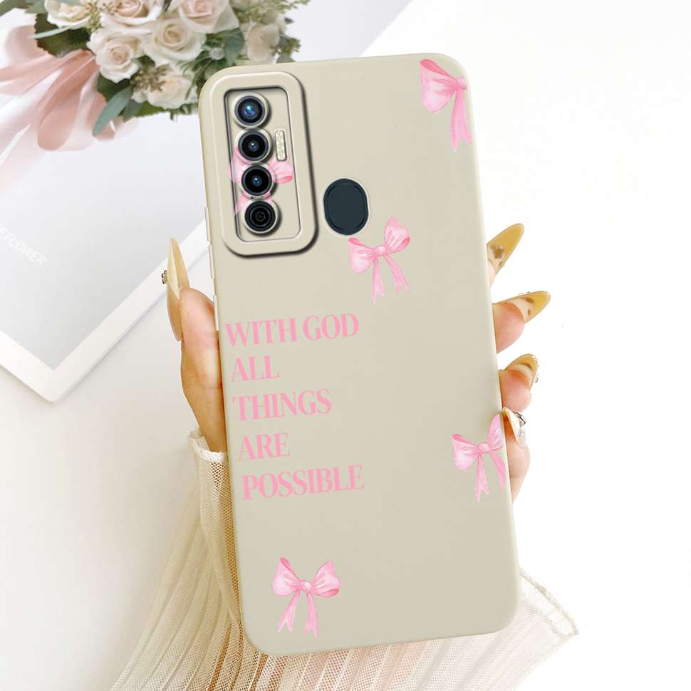 For Tecno Camon 17 CG6 CG6j Case Fashion Cute Cartoon Print Silicone Back Cover For Tecno camon 17 Bumper Phone Cases Fundas
