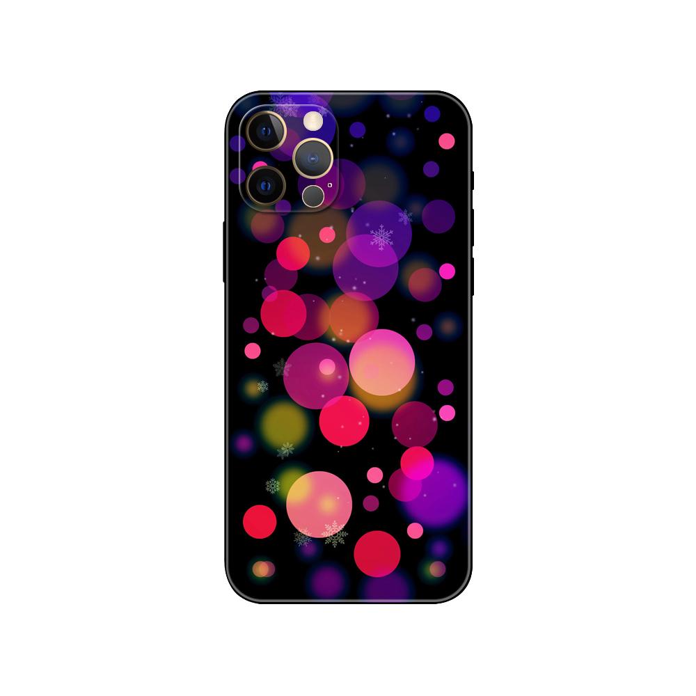 Husă de telefon de iarnă de Anul Nou de Crăciun pentru iphone 5 5s 2020se 6 6s 7 8 plus x 10 XR XS 11 12 13 mini pro MAX husă neagră din tpu