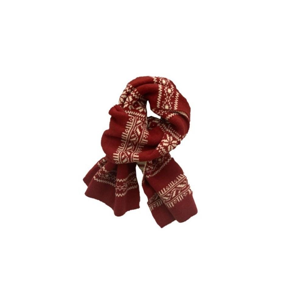 Knitted Knitted Scarf Windproof Neckerchief New Neck Warmer Gift