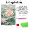 Pearl Lotus Flower Painting Kit Painting Art Handmade Diy Home Decoration Painting. 81 Characters.