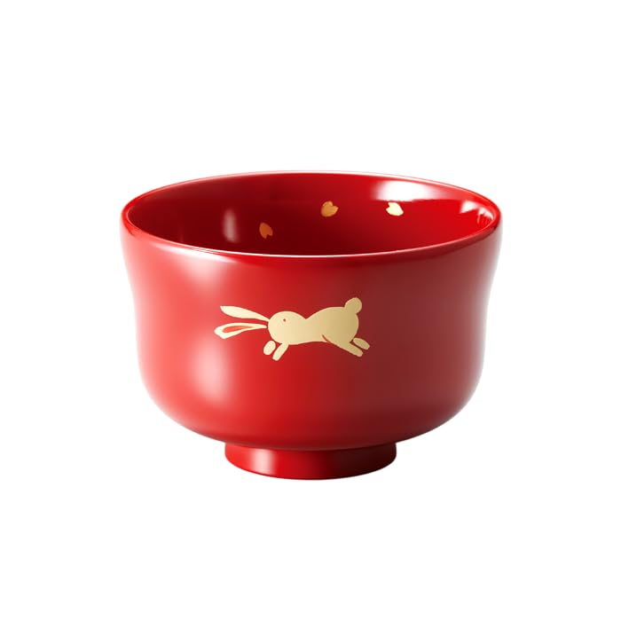 

Masano Rabbit Soup Bowl Ancient Red