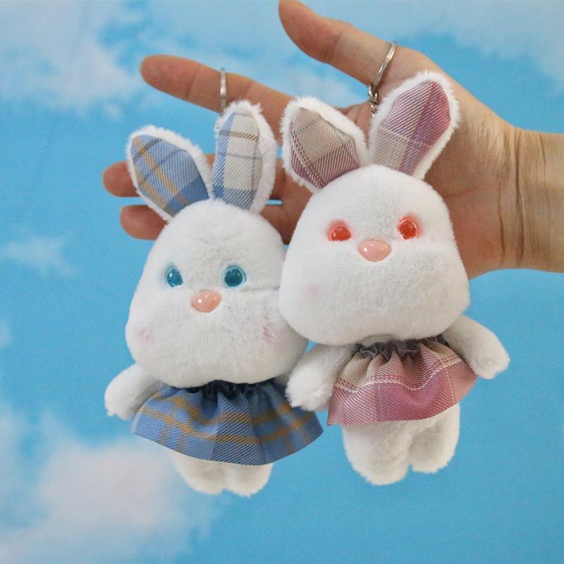 Plush Bunny Keychain With Short Plush Material For Kids And Collectors