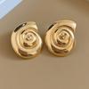 Retro Conch Clavicle Chain Set Metal Trendy Necklace Earring Set Conch Collar Pendant  Beach
