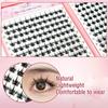 Customized European and American false eyelashes, thick curled 32 rows of diagonal lines, extended large-capacity set, grafted eyelash book
