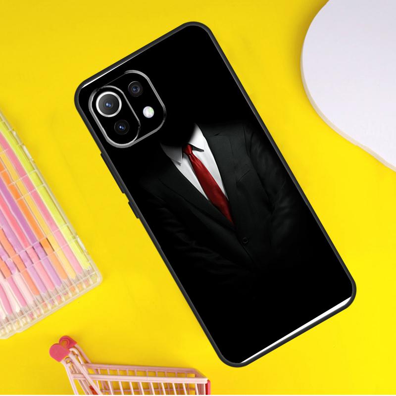 

Suit and Tie Cover For Xiaomi 14 Ultra 13 11T 12T 13T 14T Pro POCO X7 X6 Pro X3 X5 F3 F5 M6 F6 Pro Case Xiaomi 13
