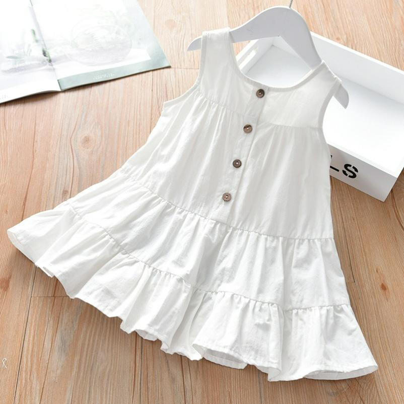 Girls' Vests, Summer Children's Clothing, Western Style Mid-length Skirts, Comfortable Baby Sleeveless Shirts, Tops