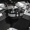 Gloss Black Shallow Cut Ignition Coil Cover For Harley Softail Fatboy Slim Street Bob Breakout Low Rider Fat Bob 18-23