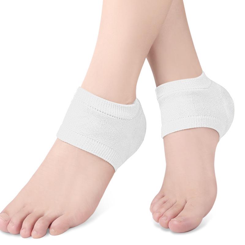 Anti-Crack Heel Protector Gel Socks - Unisex Soft Elastic Heel Pads