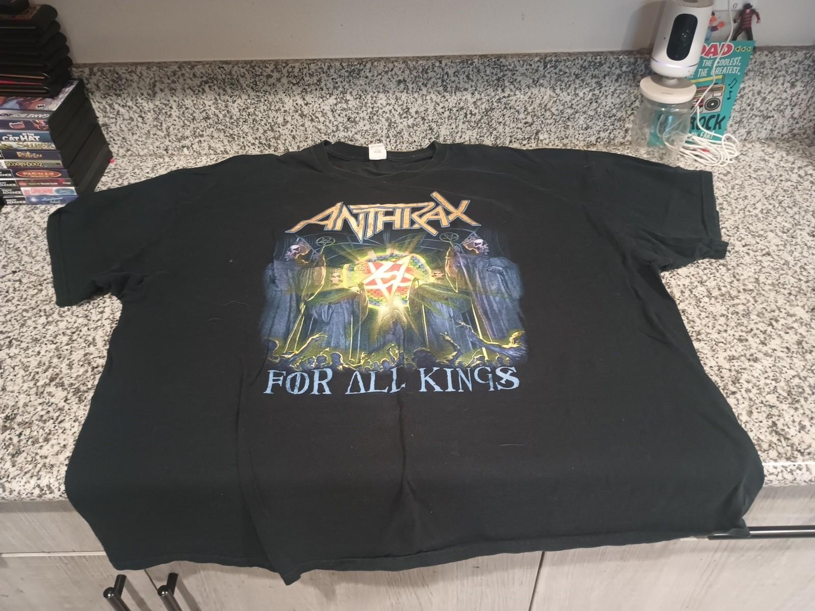 Anthrax For All Kings North American Your T Shirt XXXl XXL