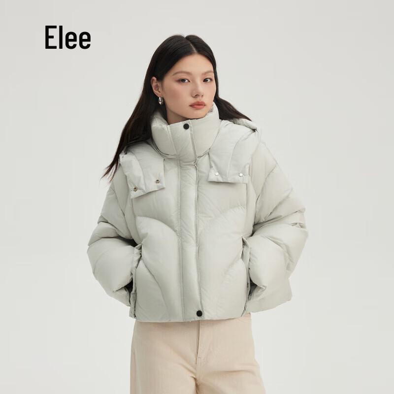 

Женская короткая куртка Aimer с капюшоном и пухом утки, со съемными перчатками L