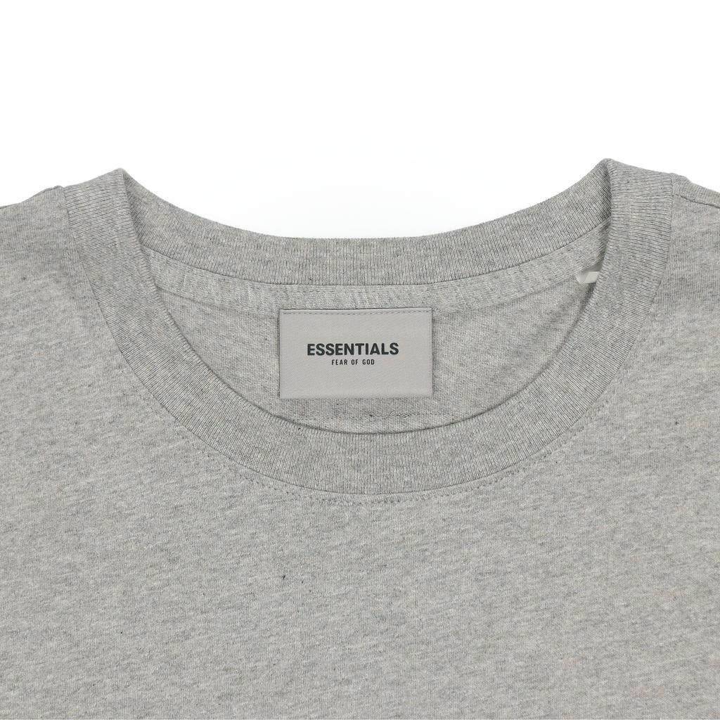 Fear of God Essentials Kurzarm T-Shirt FW21 Unisex Oberteile Dunkelheide-Haferflocken FOG-FW21-222
