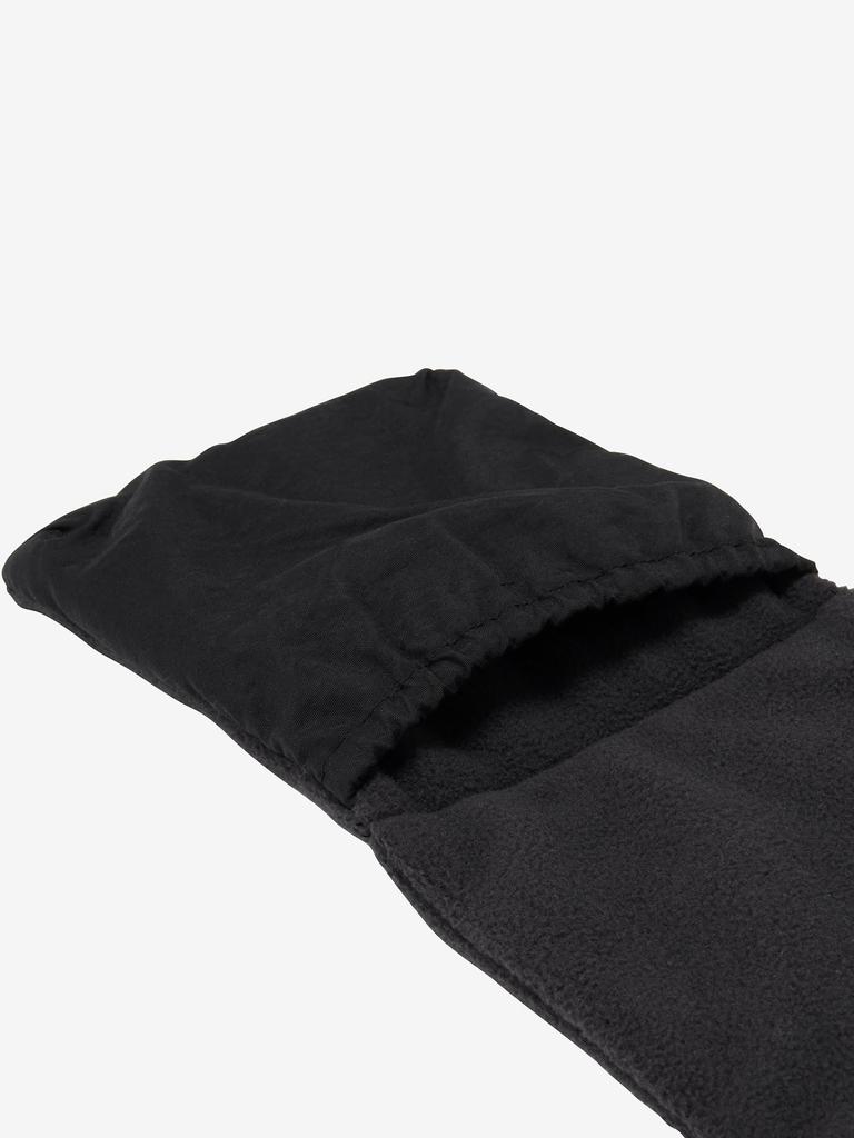 North Fleece Muffler Black KF [The Face] Kids' Camp-bell
