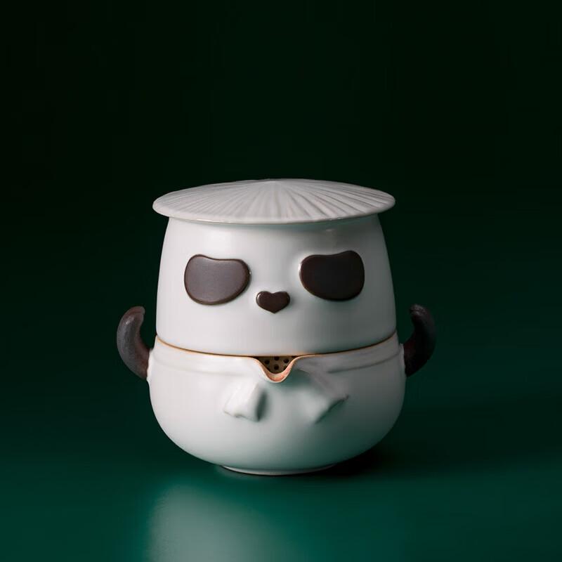 Edenus Panda Hero Portable Ceramic Tea Set