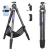 ARTCISE Carbon Fiber Tripod with Low Center of Gravity 44mm Ball 29mm Pipe 1660mm Maximum Compact Travel Panoramic Lightweight 4 Nut Lock Monopod