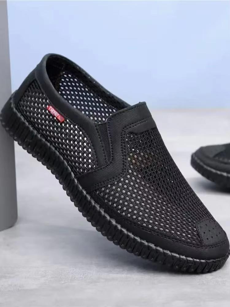 

Мужские кроссовки с сетчатой дышащей поверхностью, мягкой подошвой, повседневные, удобные, летние, бесплатная доставка обуви 39