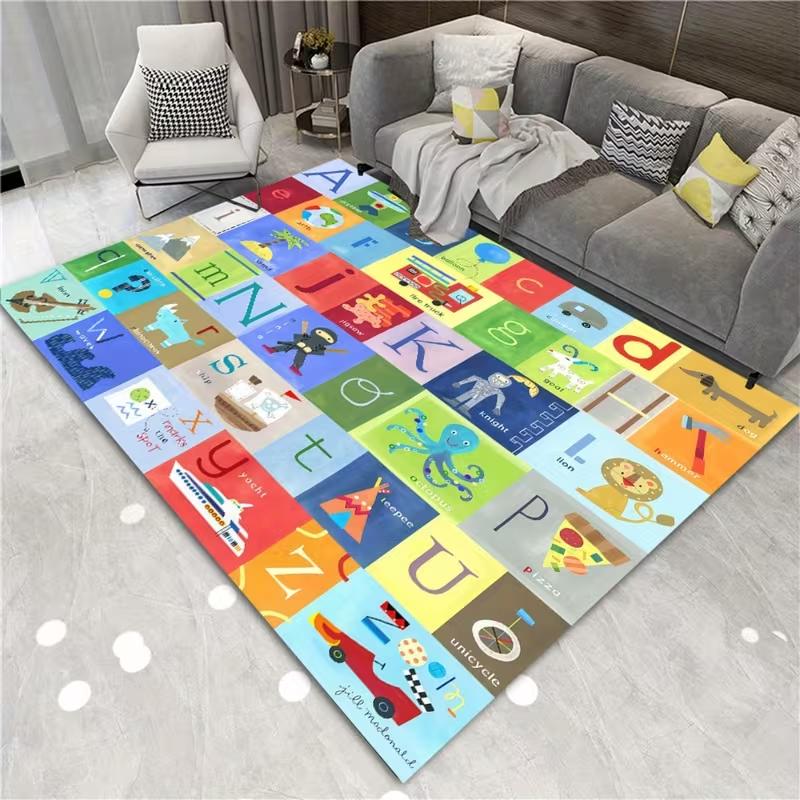 

New To Printed Carpet Beautify The Space Anti-slip Sound Insulation Living Room Bedroom Area Can Used Mat Kids Gifts 40X60cm