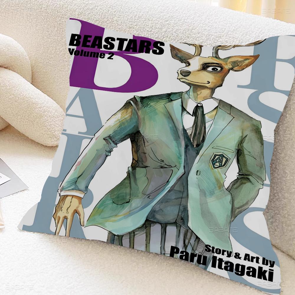 B-bEASTARS Cartoon Cushion Cover Car Throw Pillow Case For Sofa Car Christmas Gift 40x40cm 45x45cm