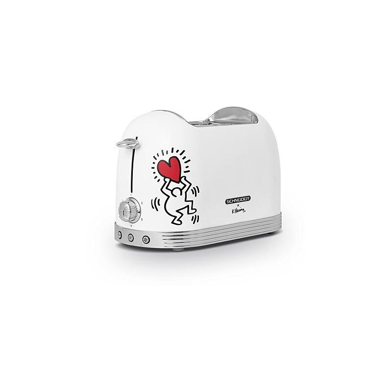2 Slot Toaster 815w Scto2ktecw Schneider X Keith Haring