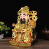 Yuanbao God of Fortune Buddha Statue Attracts Wealth Home Offerings Resin Office Company Ornaments