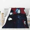Custom Malice Mizer Mana Sama Moi Meme Moitie Blanket Warm Fleece Soft Flannel Throw Blankets for Bed Sofa Car Spring Autumn