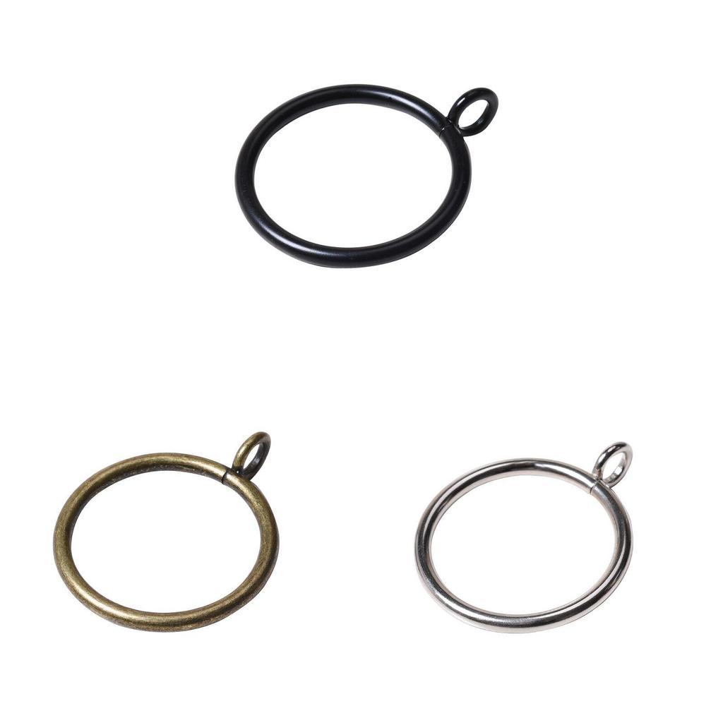 Modern Minimalist Metal Curtain Rings With Hanging Hooks For Home Decor And Window Treatment