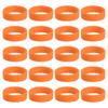 10/30/50 Stück 20mm Silikon-Gummibänder Elastische Bänder Rutschfest 1,22" Flache Elastische Gummi-Wickelbänder für Bücher Kunst Kordel-Wickler