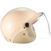 LEAD Motorcycle Helmet Semi-Jet Street Alice Pearl Ivory QJ-3 - One Size
