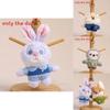 Zootopia Plush Nick And Judy Keychain Soft Toy For Girls Bag Decor