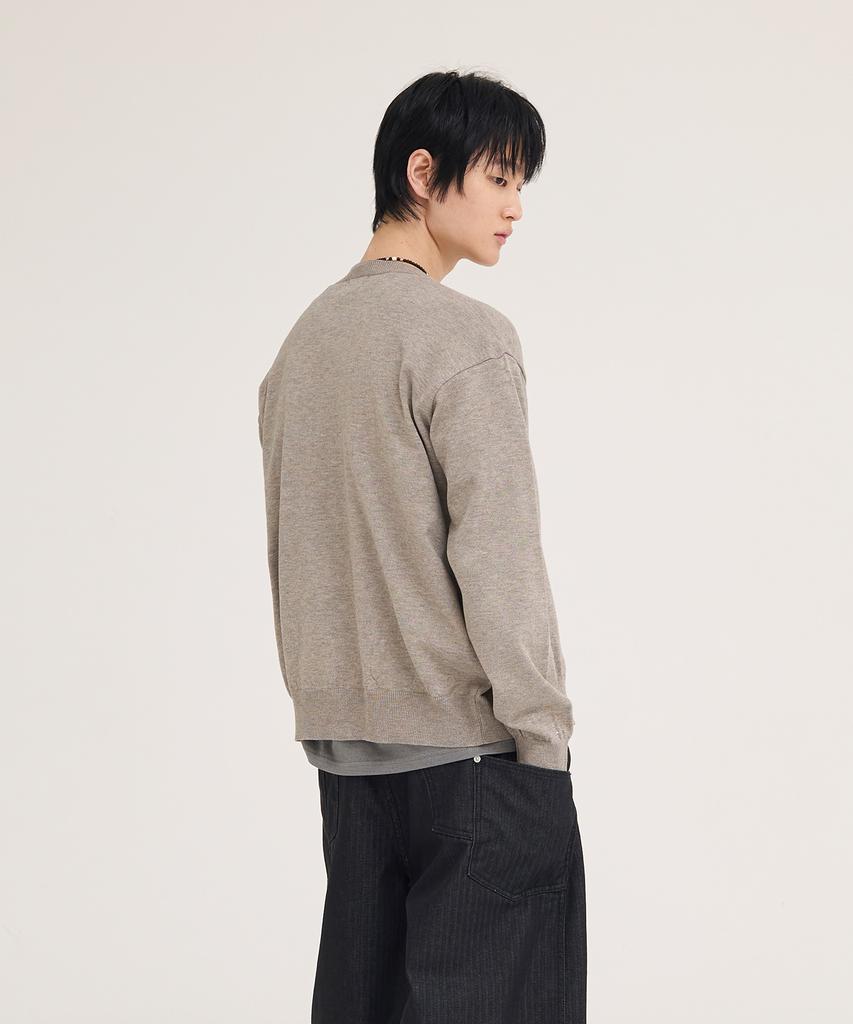 Akecii Andy Soft Cardigan_Mocha