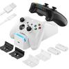Nabíjecí stanice KEKUCULL Dual Dock pro Xbox Series a Xbox S Efektivní nabíječka ovladače Xbox se dvěma 1100mAh dobíjecími bateriemi X/S