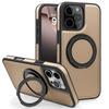 For Magsafe Wireless Charging Magnetic Rotation Stand Case for IPhone 16 16E 15 14 13 12 11 Pro Max Plus Cases Shockproof Cover