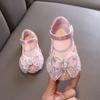 Autumn New Style Ladylike Baby Girl Girls' Princess Rhinestone Flat Shoes, Leather Shoes, Dance Performance Shoes