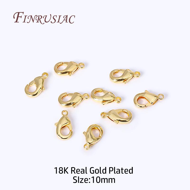 Brass Metal Extension Chain Connectors For DIY Necklace Bracelet Jewelry Making Findings 18K Gold Plated Chain Extender with Tag