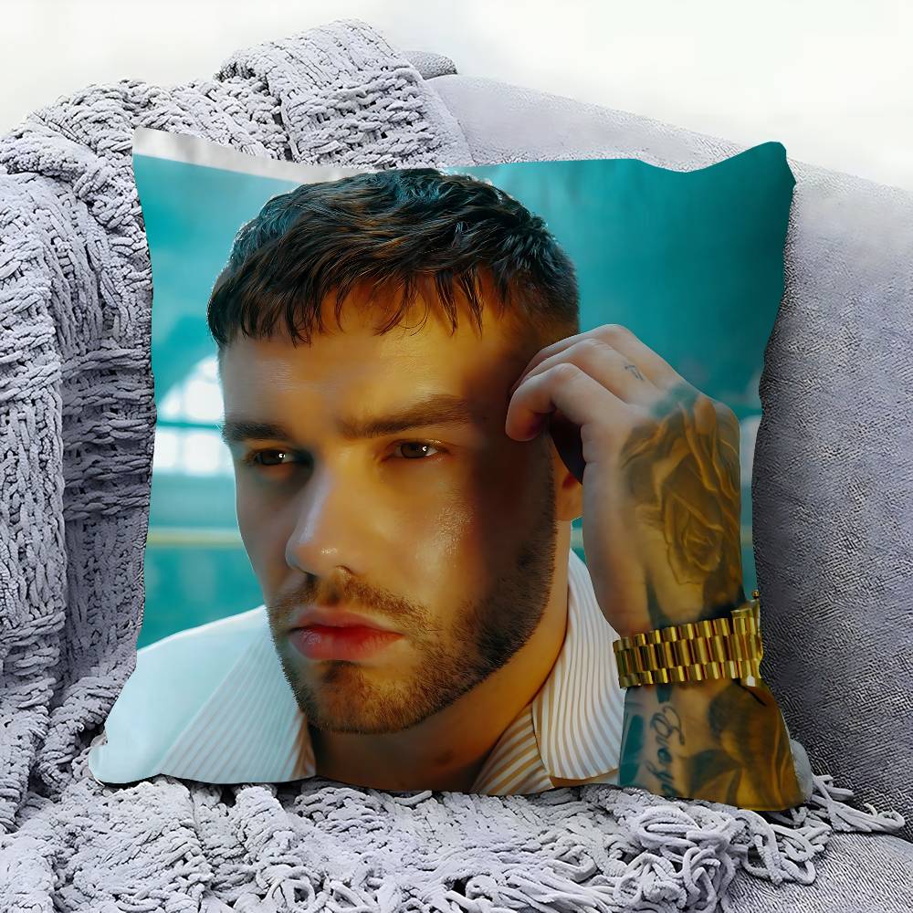 Singer L-Liam P-PayneS Maple Design Cushion Cover Happy Autumn Harvest Decor Holiday Decorati Pillow Cover