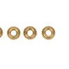 50pz Perline per Dreadlocks Capelli Anelli Decorativi in Lega di Zinco per Capelli e Barba Accessori Gioielli