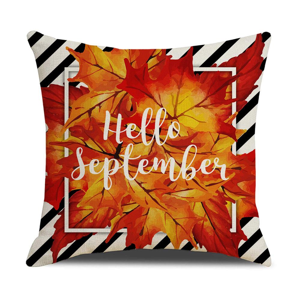 

Осенний кленовый лист, наволочка для подушки с принтом акварелью, оранжевая наволочка для подушки, домашняя наволочка 45 * 45Cm (excluding pillow core)