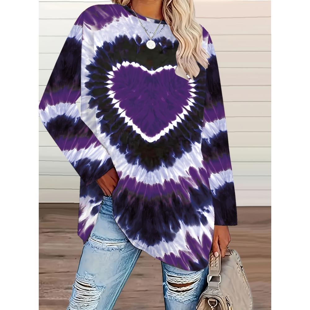 

Элегантный топ с круглым вырезом и длинными рукавами для весны, лета и зимы 5XL